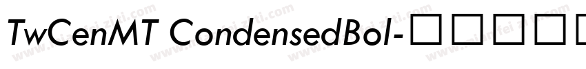 TwCenMT CondensedBol字体转换